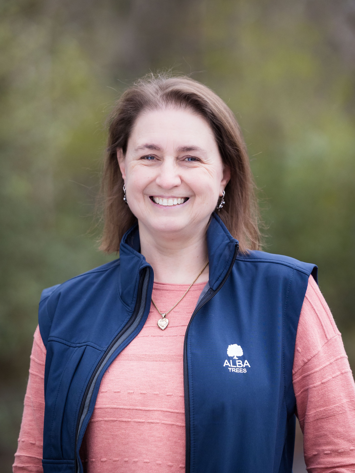 A headshot of Tina Koster the Office Manager at Alba Trees in East Lothian